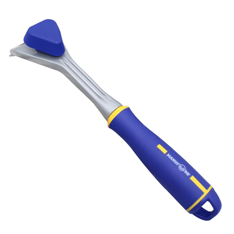 MANUFORE Paint Scraper with 2.5 Inch Double-edged Tungsten Steel Carbide Scraper for removing paint, glue, grout - Image 1